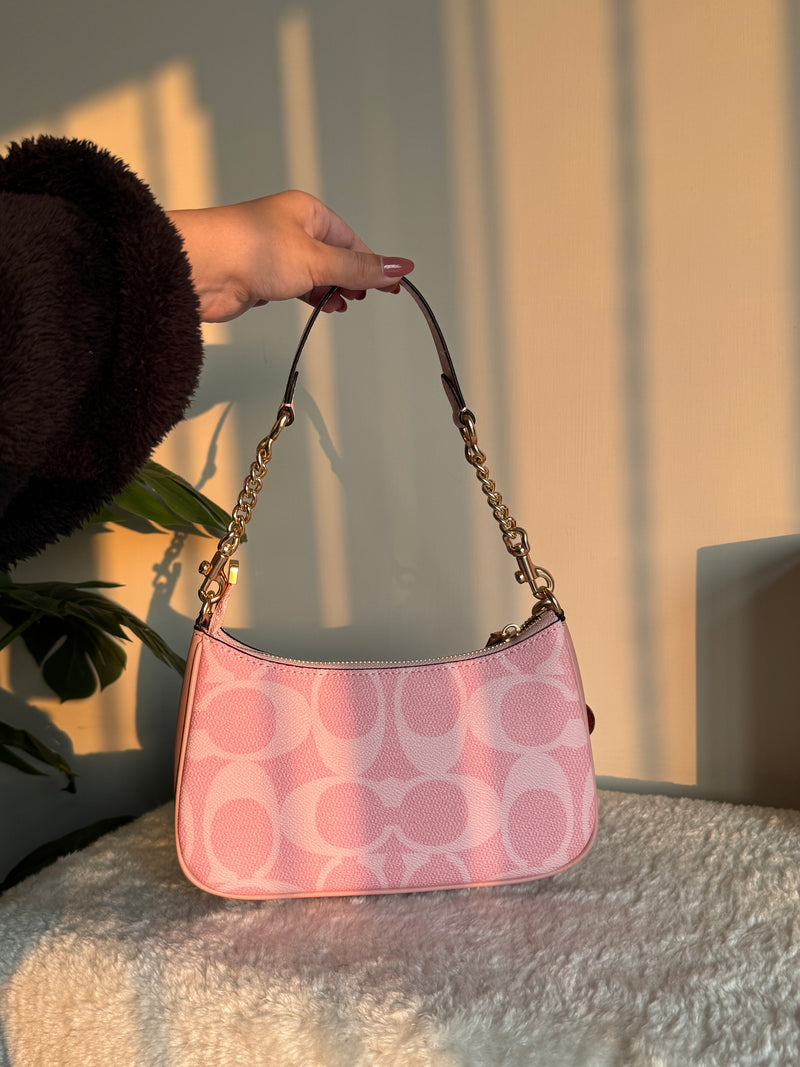 COACH TERI PREMIUM BAG PINK (With Box Packing)