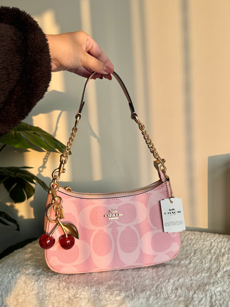 COACH TERI PREMIUM BAG PINK (With Box Packing)
