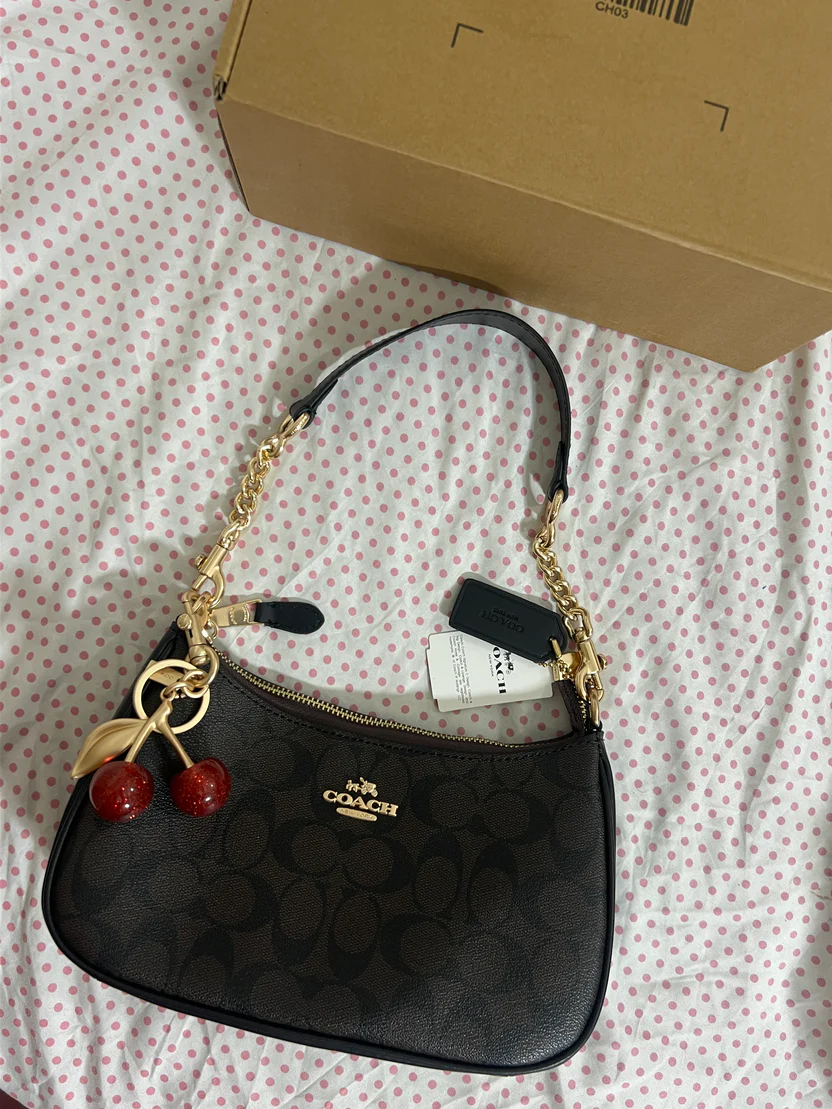 COACH TERI PREMIUM BAG BLACK (With Box Packing)