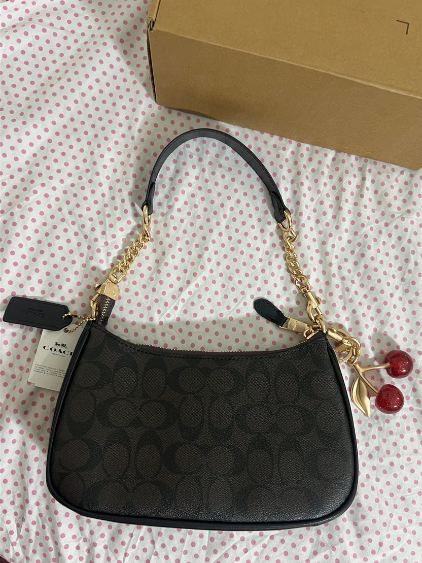 COACH TERI PREMIUM BAG BLACK (With Box Packing)