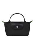 Longchamp Crossbody Bag with Strap - Small Black (WITH LOGO)