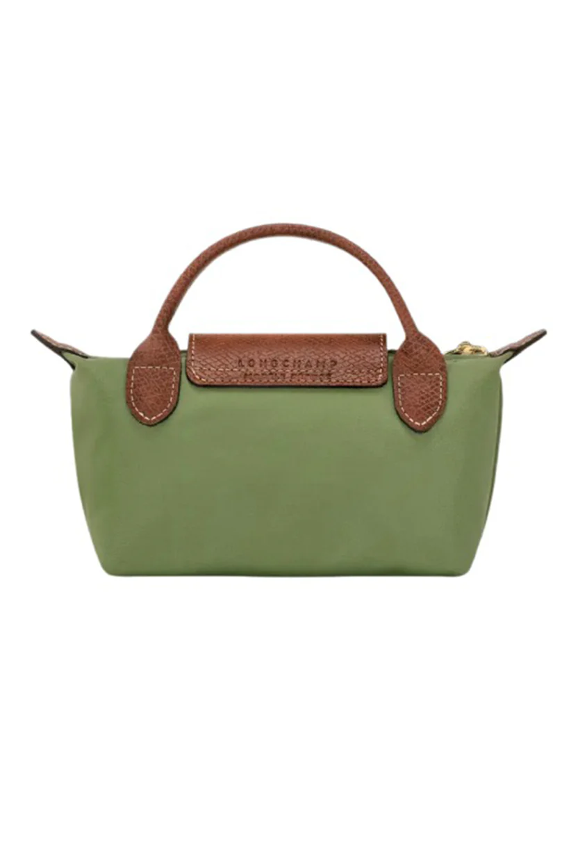 Longchamp Crossbody Bag with Strap - Small Olive (WITH LOGO)