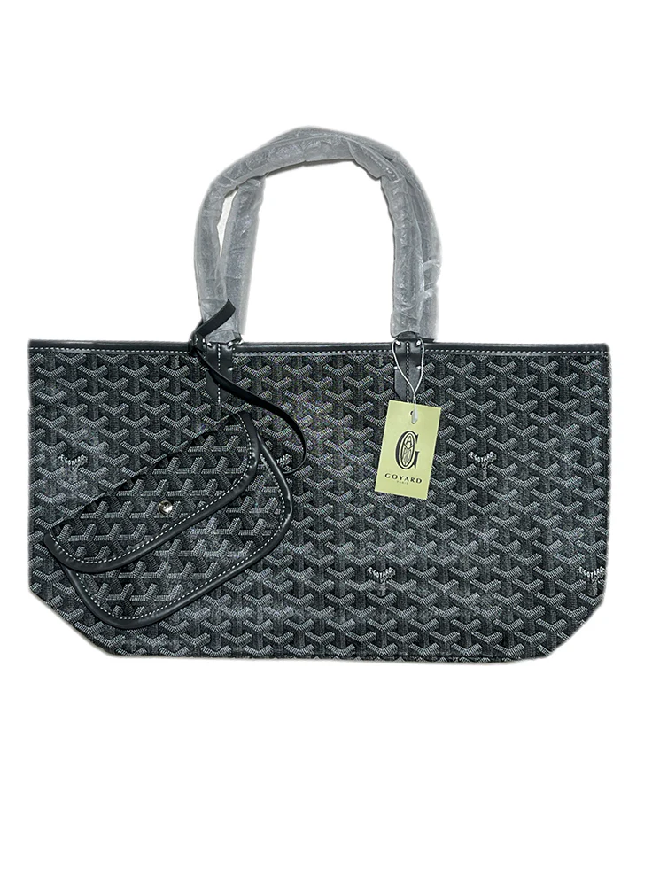 Goyard Tote Bag - Black Large (With Pouch)