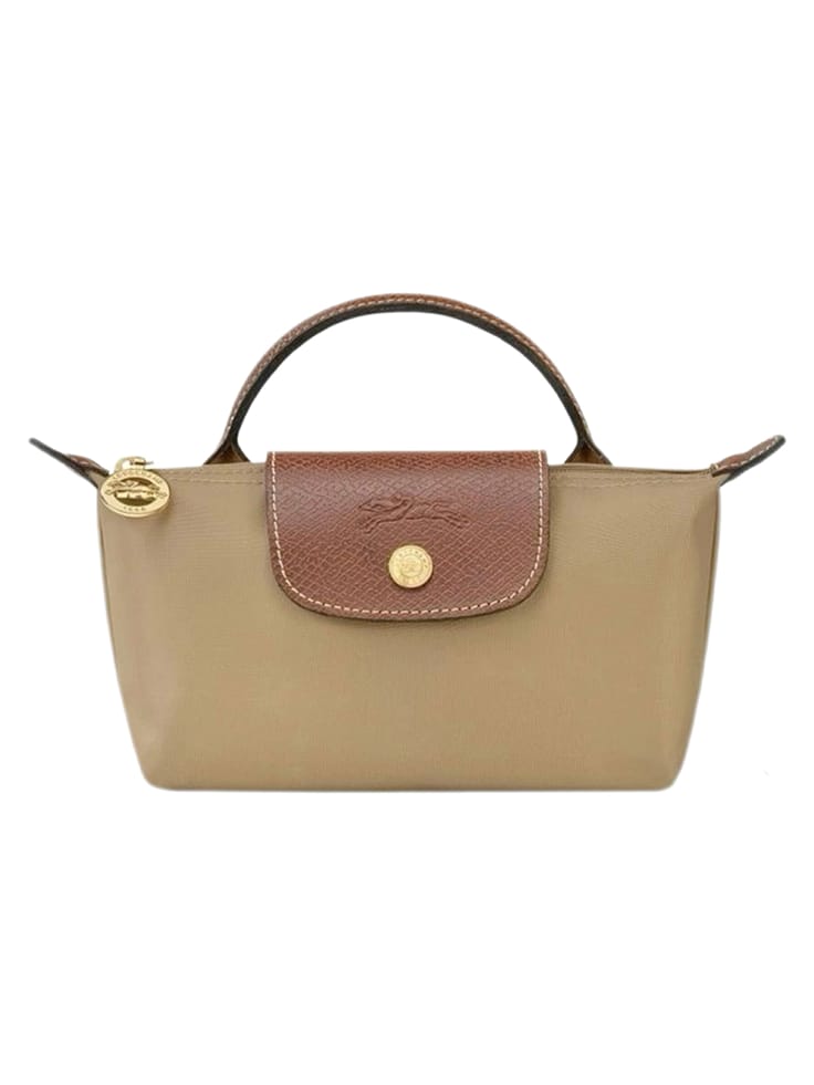 Longchamp Crossbody Bag with Strap - Small Brown (WITH LOGO)