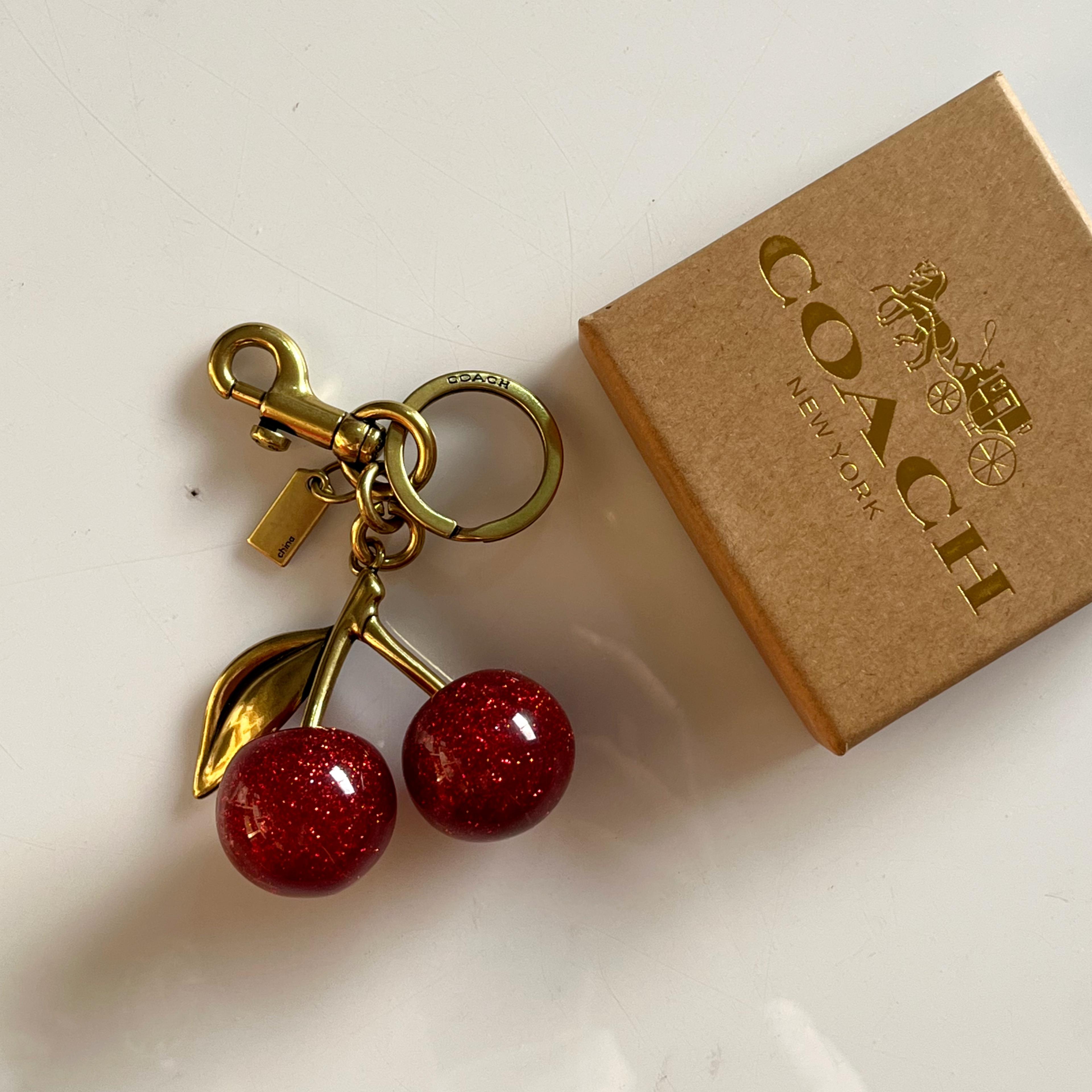 Premium Branded Coach Cheery 🍒 charm (With Box)