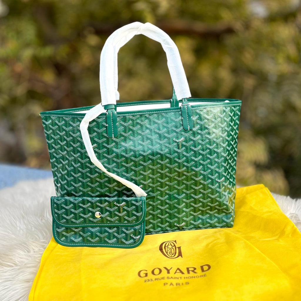 Goyard Tote Bag - Green-Medium (With Pouch)