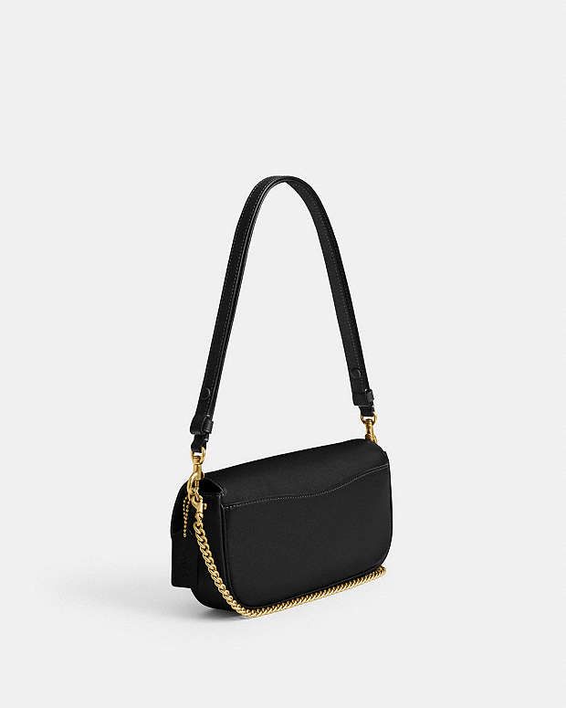 Coach Brook Flap Chain Crossbody Bag with Logo Hardware