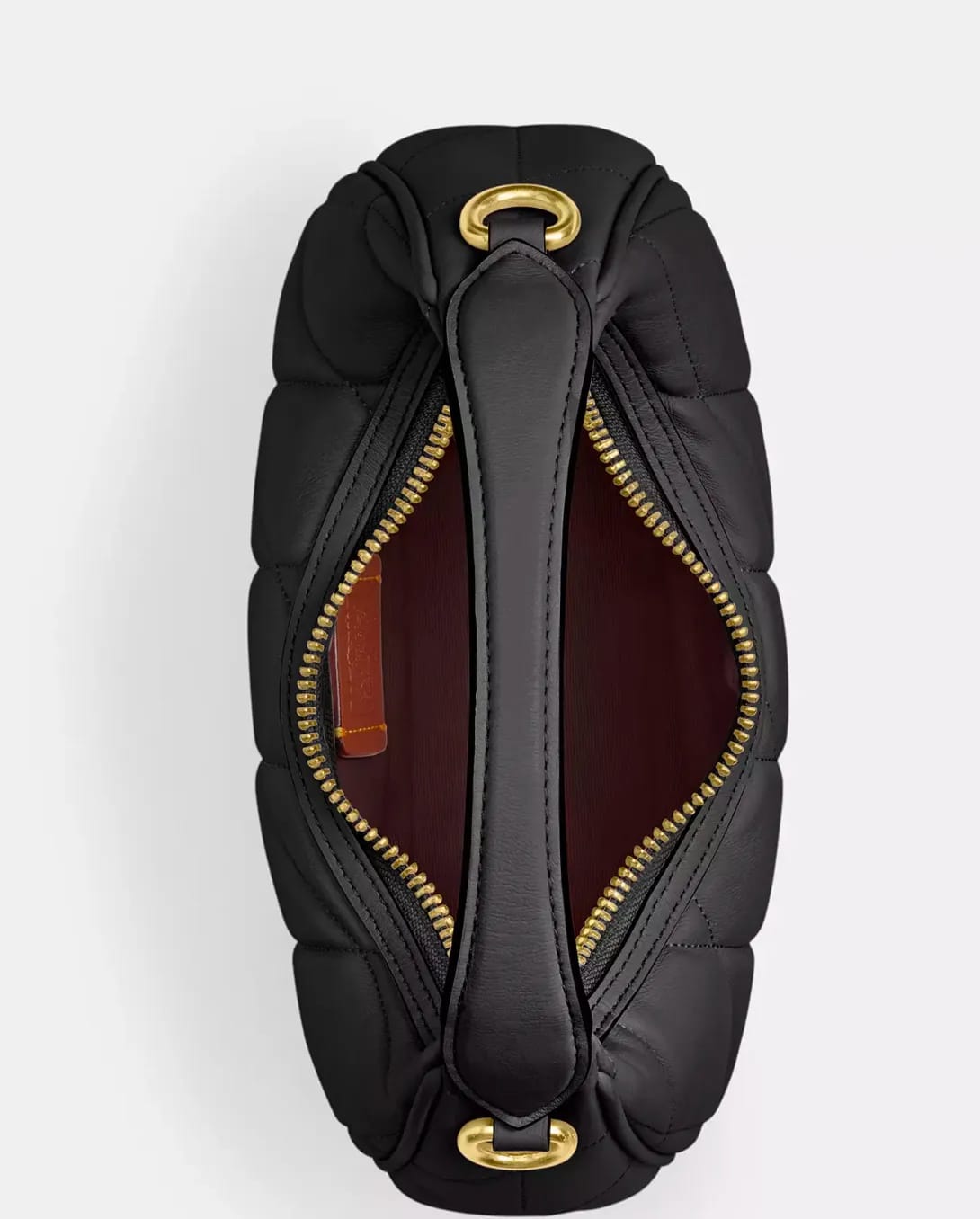 Coach Crossbody Bag with Flap Chain – Black – Premium Quality (With Box)