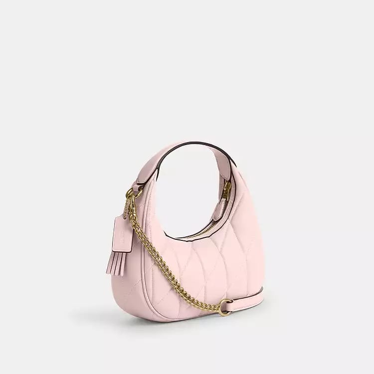 Coach Crossbody Bag with Flap Chain – Pink – Premium Quality (With Box)
